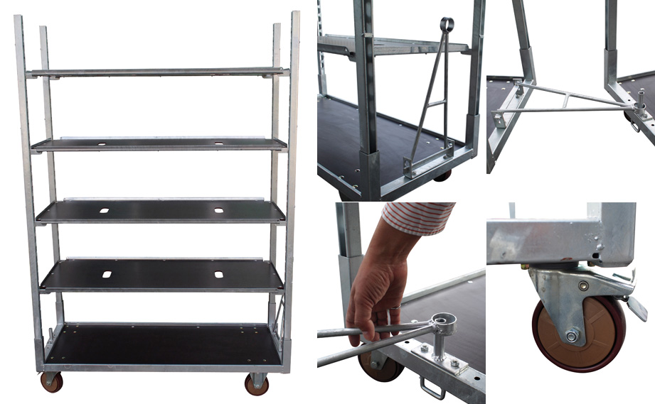 植物運搬台車　CCJコンテナ<